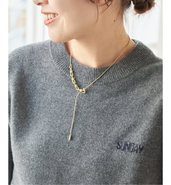 Spick and Span「EO / イオ SLIDE NECKLACE」|ネックレス|ゴールド