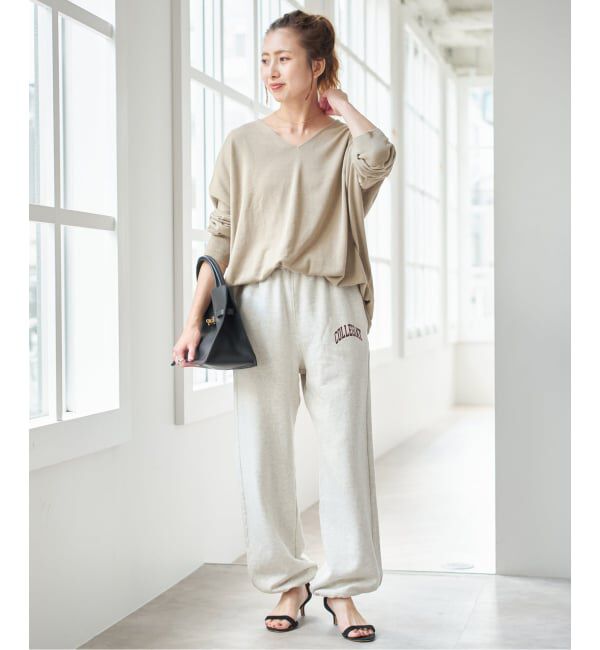 Spick and Span「コットンバルキーヤーンルーズVネックプルオーバー」|ニット・セーター|