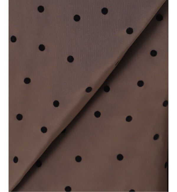 Spick and Span「《WEB限定》フロッキードットキャミサロペット」|オールインワン|