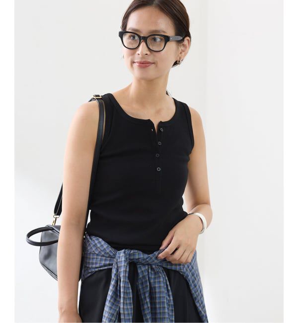 FRAMeWORK「コットンリブヘンリータンク」|タンクトップ|