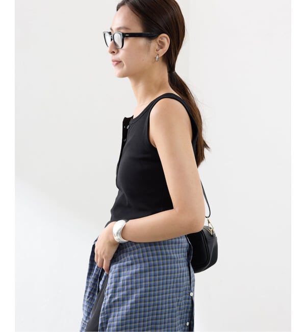 FRAMeWORK「コットンリブヘンリータンク」|タンクトップ|