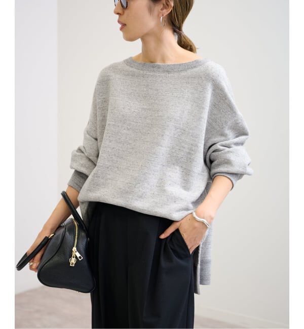 FRAMeWORK「≪一部カラーWEB限定 / 追加≫ボートネックワイドスウェット 3」|スウェット・ジャージ|