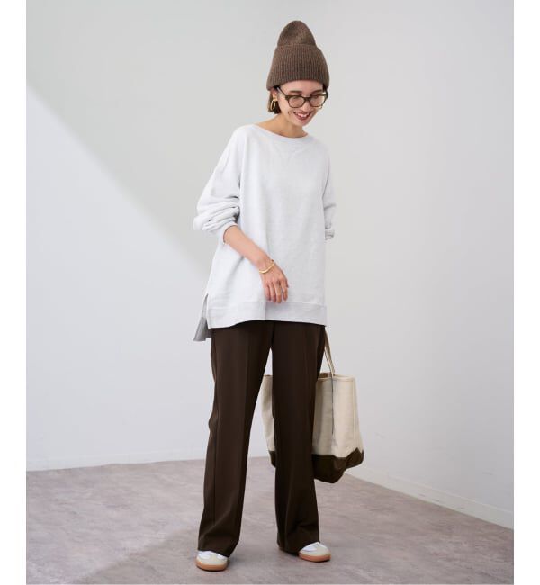 FRAMeWORK「≪一部カラーWEB限定 / 追加≫ボートネックワイドスウェット 3」|スウェット・ジャージ|