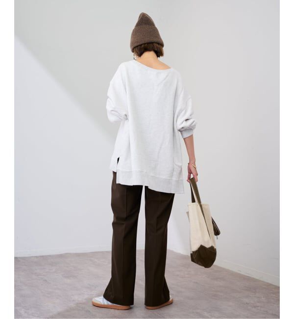FRAMeWORK「≪一部カラーWEB限定 / 追加≫ボートネックワイドスウェット 3」|スウェット・ジャージ|