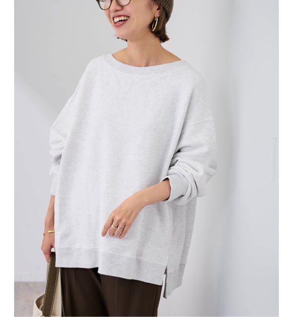 FRAMeWORK「≪一部カラーWEB限定 / 追加≫ボートネックワイドスウェット 3」|スウェット・ジャージ|