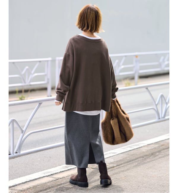 FRAMeWORK「≪一部カラーWEB限定 / 追加≫ボートネックワイドスウェット 3」|スウェット・ジャージ|