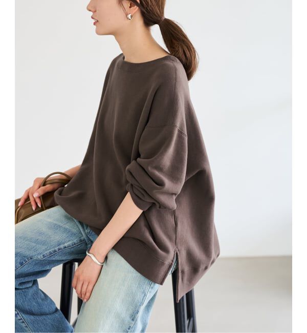 FRAMeWORK「≪一部カラーWEB限定 / 追加≫ボートネックワイドスウェット 3」|スウェット・ジャージ|