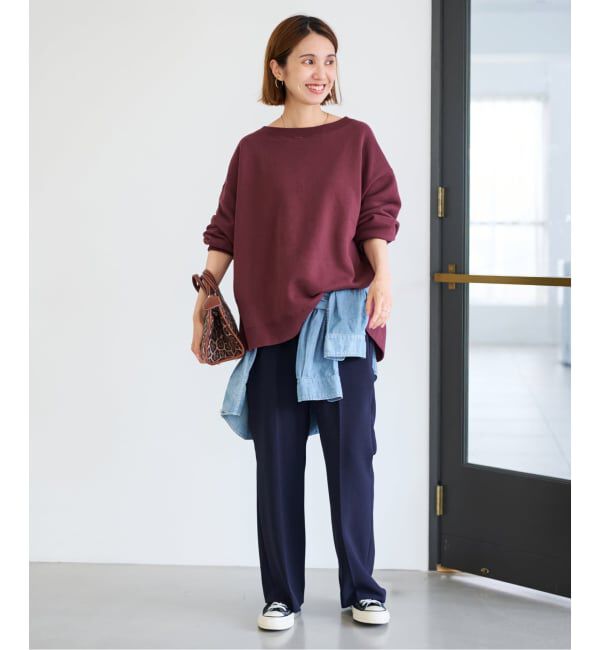 FRAMeWORK「≪一部カラーWEB限定 / 追加≫ボートネックワイドスウェット 3」|スウェット・ジャージ|