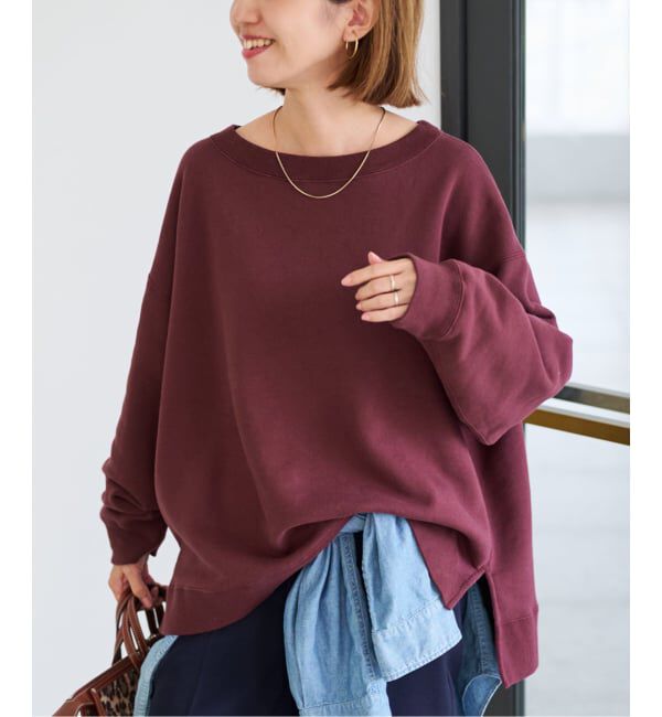 FRAMeWORK「≪一部カラーWEB限定 / 追加≫ボートネックワイドスウェット 3」|スウェット・ジャージ|