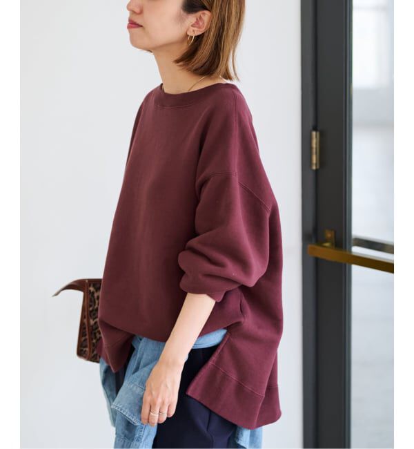 FRAMeWORK「≪一部カラーWEB限定 / 追加≫ボートネックワイドスウェット 3」|スウェット・ジャージ|