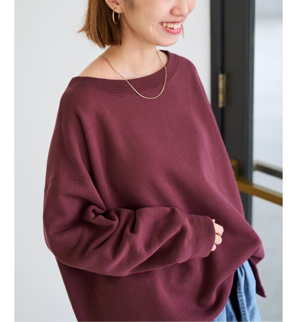 FRAMeWORK「≪一部カラーWEB限定 / 追加≫ボートネックワイドスウェット 3」|スウェット・ジャージ|