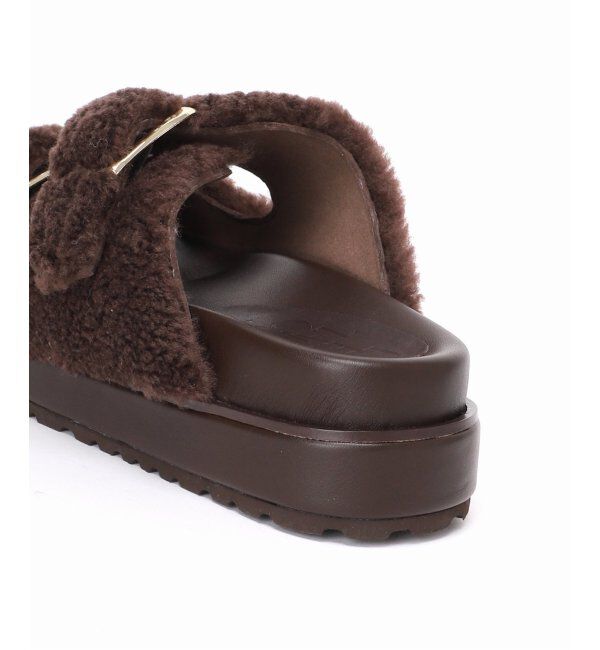  「レザーボアベルトサンダル」|サンダル|