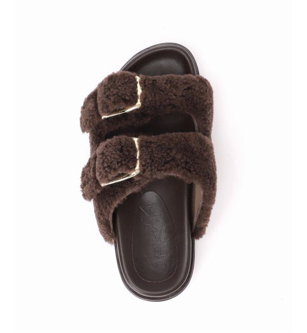  「レザーボアベルトサンダル」|サンダル|