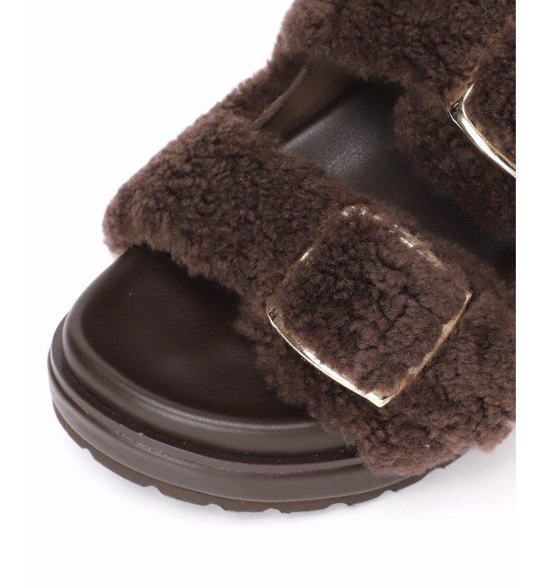  「レザーボアベルトサンダル」|サンダル|