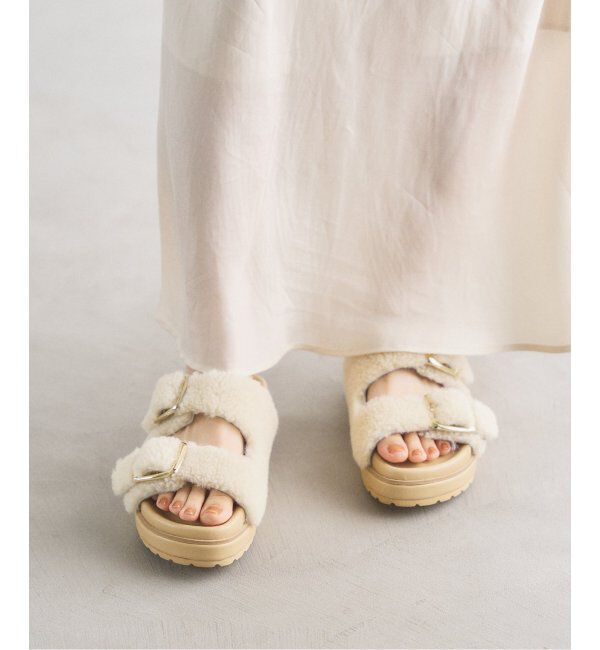  「レザーボアベルトサンダル」|サンダル|