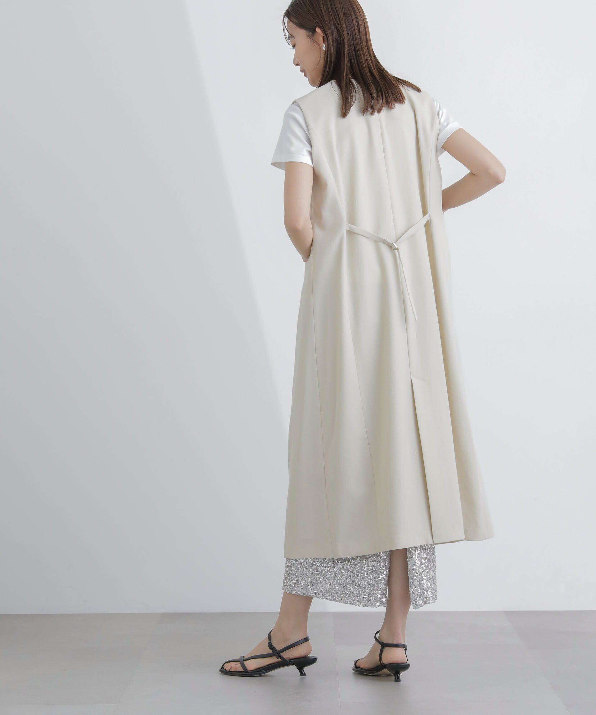 nano･universe「ロングジレ(セットアップ可)」|ベスト・ジレ|