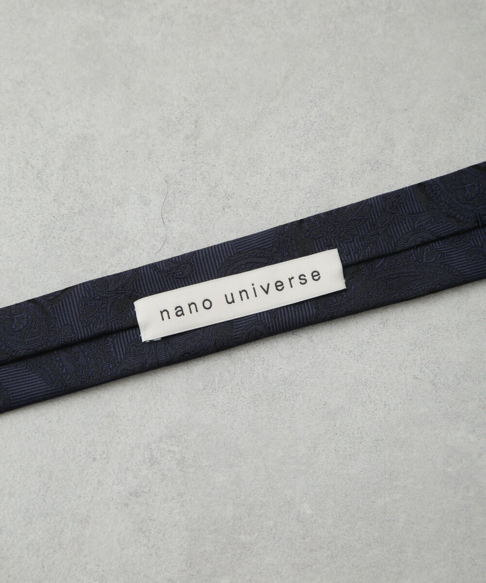 nano･universe「京都ウォッシャブルシャドーペイズリーネクタイ 1」|ネクタイ・蝶ネクタイ|