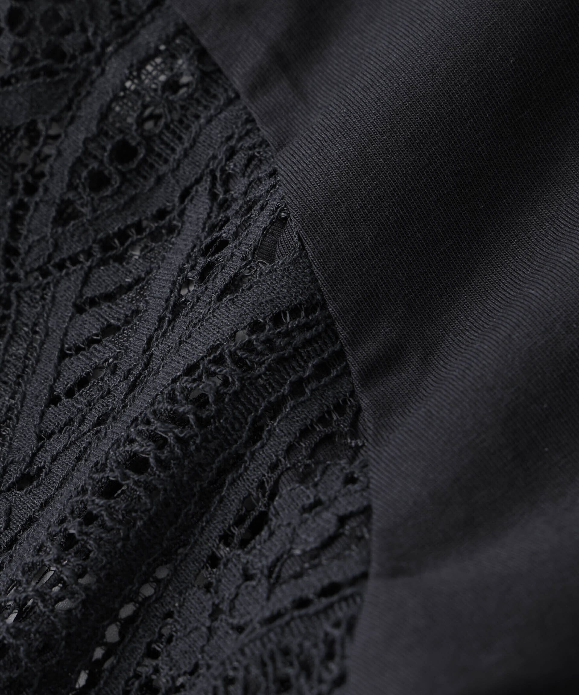 nano･universe「レーススクエアスリーブカットトップス」|Tシャツ・カットソー|