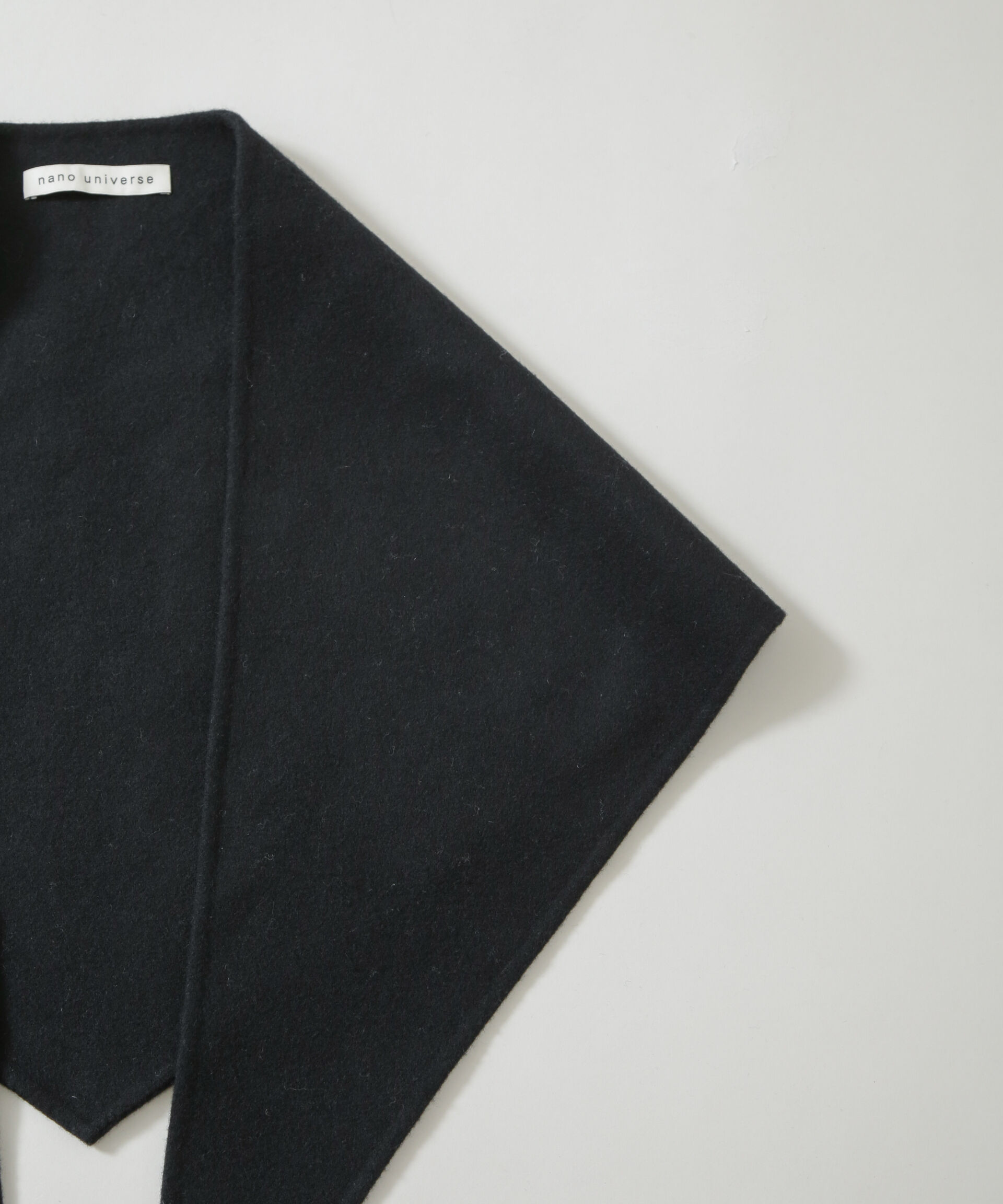 nano･universe「SUPER110blend リバー三角ストール」|マフラー|