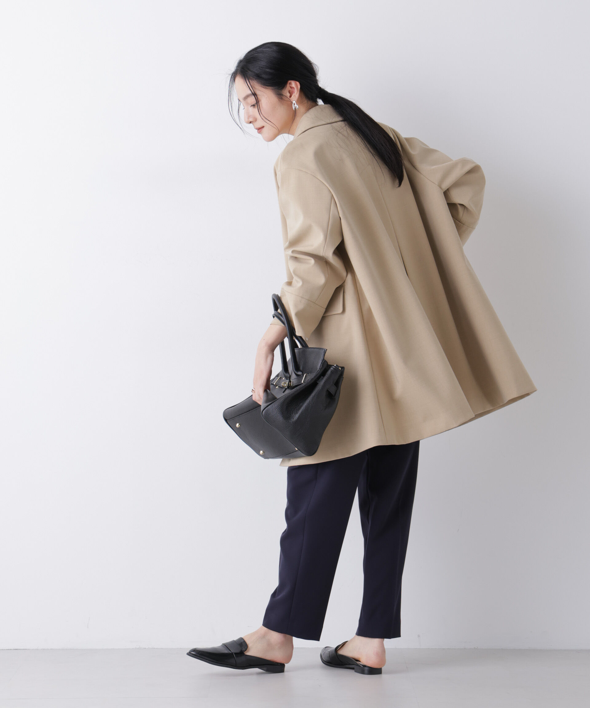 nano･universe「ボンディングステンカラーコート」|その他|