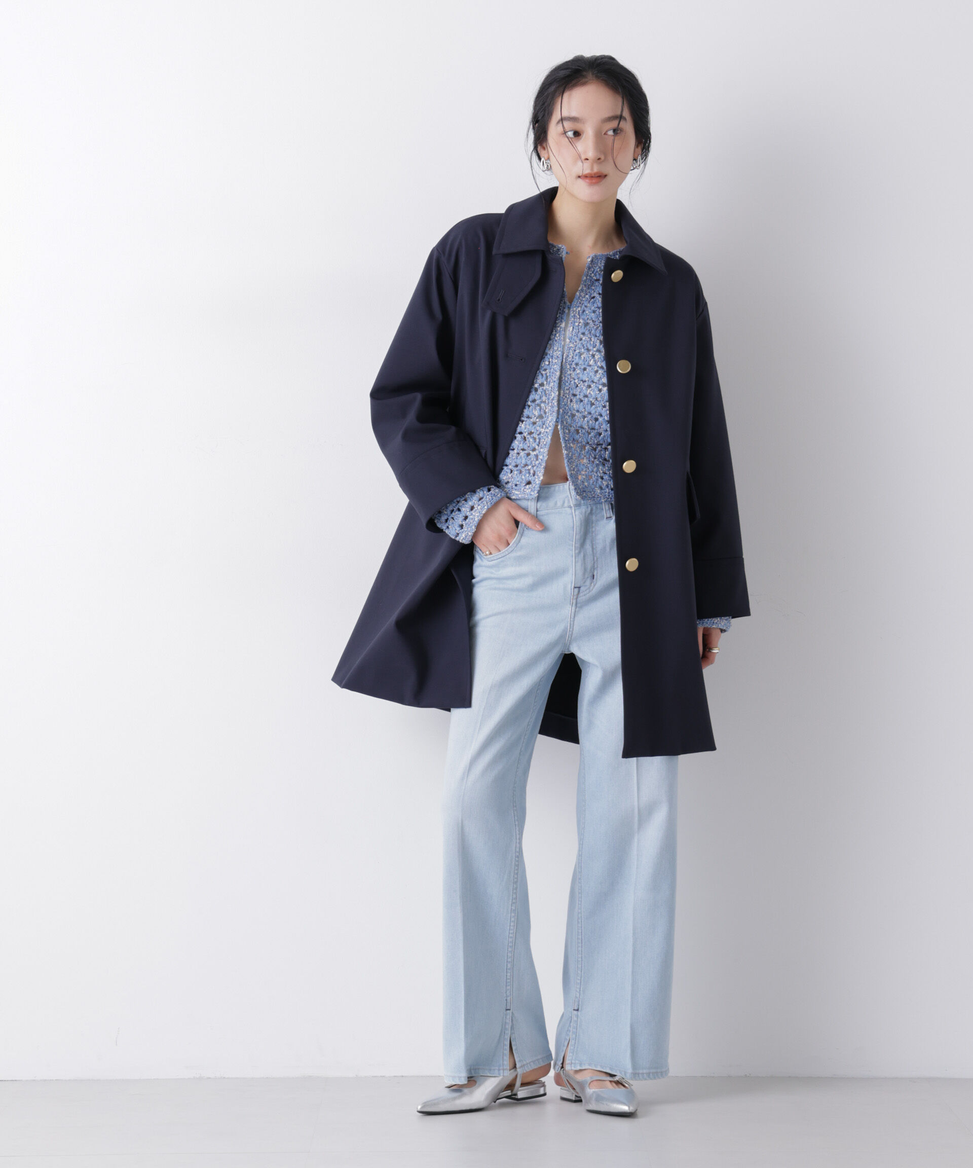 nano･universe「ボンディングステンカラーコート」|その他|