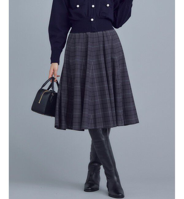 組曲「【WEB限定カラーあり】ウールライクストレッチ フレアスカート」|スカート|