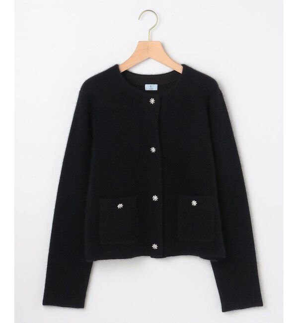 組曲「【加藤ローサさん着用】フラッフィーファーニット ジャケット」|カーディガン|