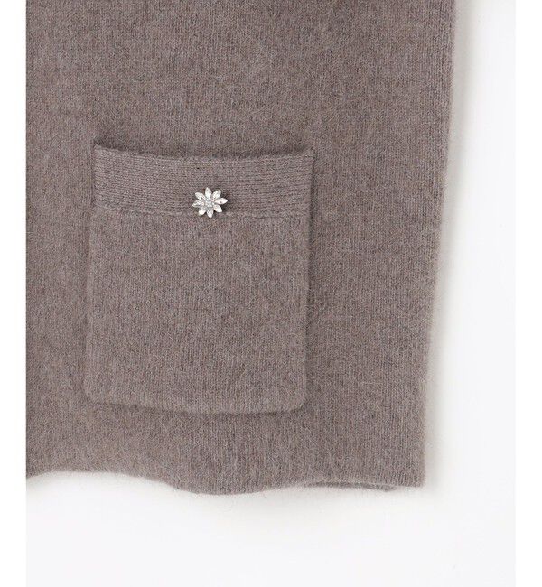 組曲「【加藤ローサさん着用】フラッフィーファーニット ジャケット」|カーディガン|