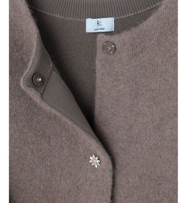 組曲「【加藤ローサさん着用】フラッフィーファーニット ジャケット」|カーディガン|