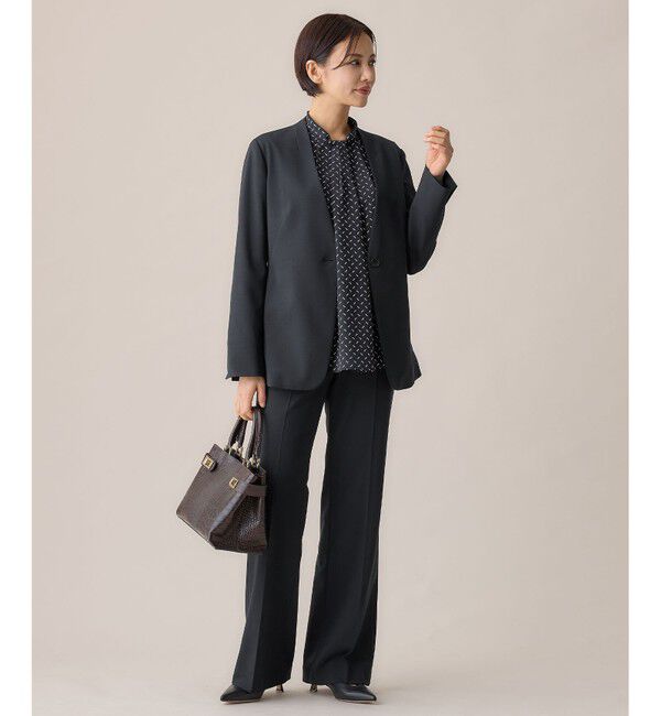 自由区「【セットアップ対応・洗える】ウールブレンドセットアップ パンツ」|その他|