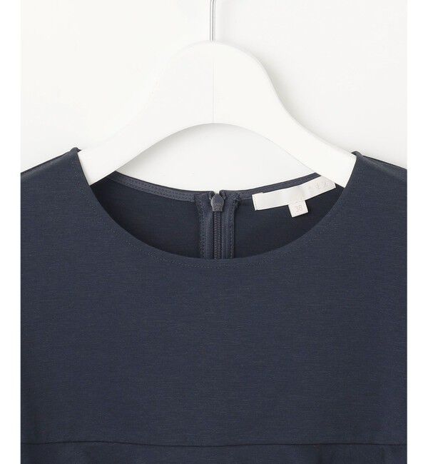 自由区「【接触冷感・UVカット・吸水速乾・抗菌防臭・洗える】ハイツイストポンチフレアディティール カットソー」|Tシャツ・カットソー|