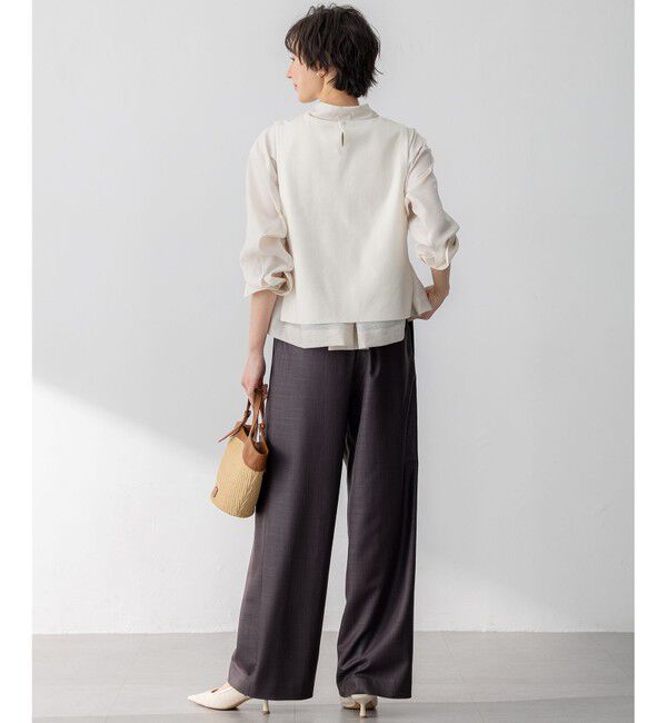 23区「【Oggi5月号掲載/接触冷感/速乾性】シアータンブラー シャツ」|シャツ・ブラウス|