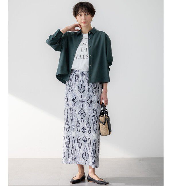 23区「【Oggi5月号掲載/接触冷感/速乾性】シアータンブラー シャツ」|シャツ・ブラウス|