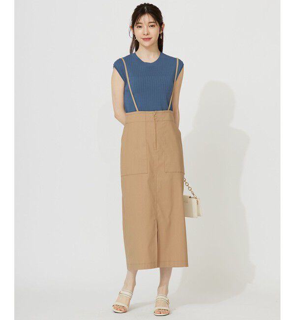 any SiS「【洗える】レーシ－ディテールフレンチ ニット」|ニット・セーター|