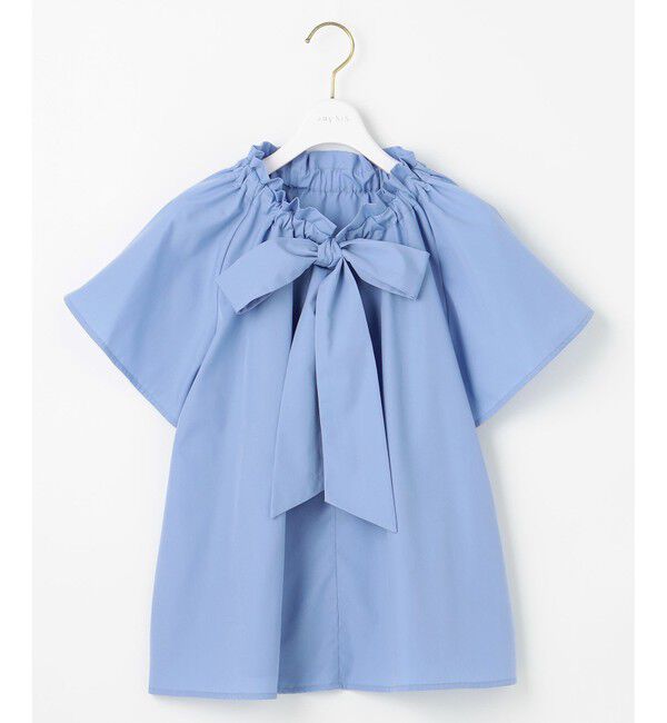 ANY SIS「【洗える】ギャザーネック ブラウス」|シャツ・ブラウス|