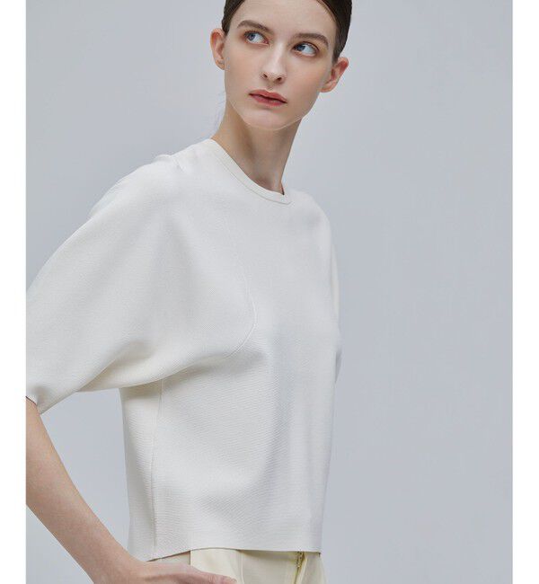 BEIGE,「LAURA / 半袖ニットトップス」|ニット・セーター|