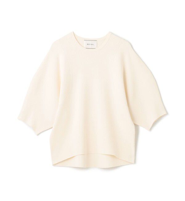 BEIGE,「LAURA / 半袖ニットトップス」|ニット・セーター|