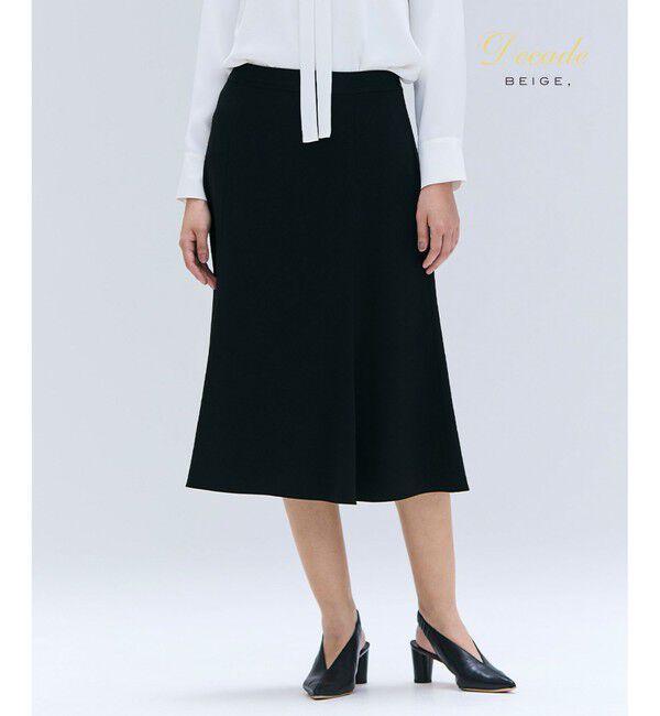 BEIGE,「【洗える】CINDY / フレアスカート」|スカート|Black x Black