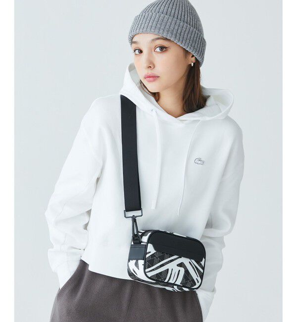 LACOSTE「ワイド＆クロップドフードスウェットパーカー / フーディー」|パーカー|