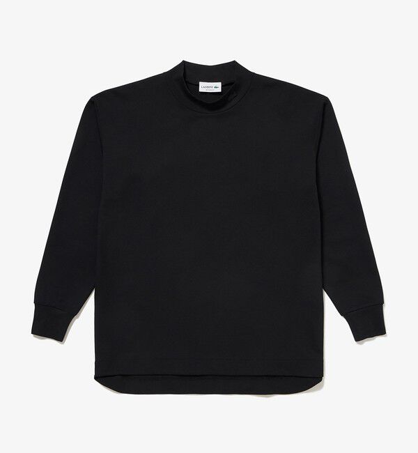 LACOSTE「鹿の子地モックネックTシャツ」|Tシャツ・カットソー|