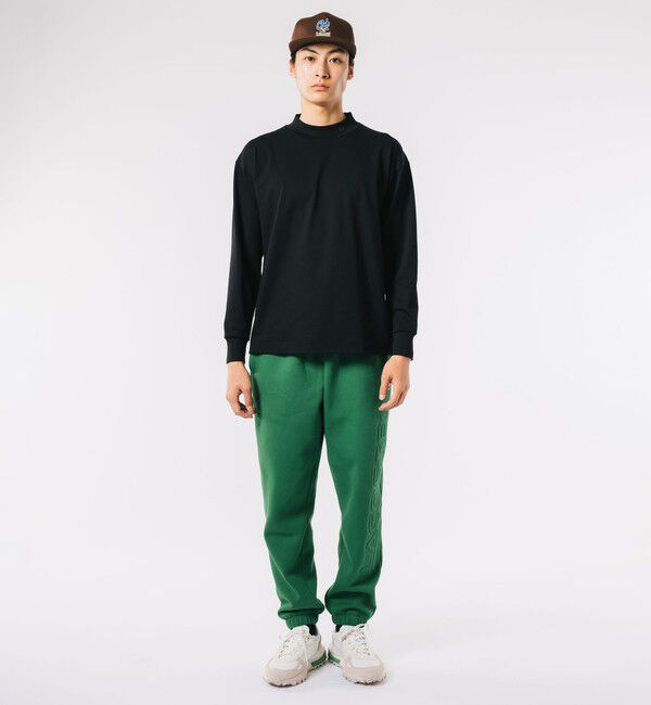 LACOSTE「鹿の子地モックネックTシャツ」|Tシャツ・カットソー|