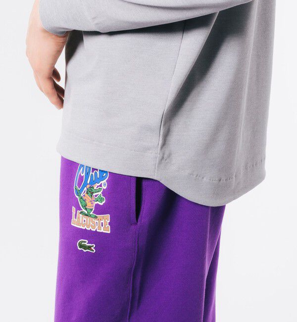 LACOSTE「鹿の子地モックネックTシャツ」|Tシャツ・カットソー|