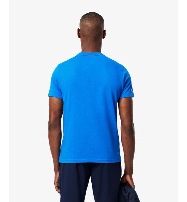 LACOSTE「『メドベージェフ』ウルトラドライ かすれワニロゴプリントTシャツ」|Tシャツ・カットソー|