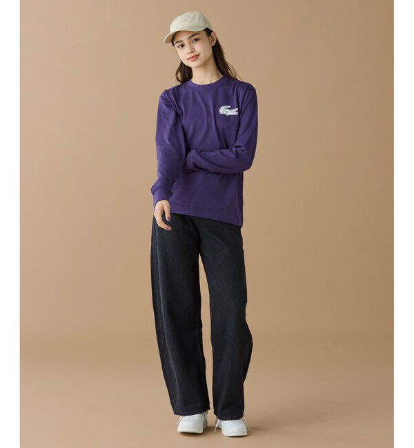 LACOSTE「トーン・オン・トーン6パネルキャップ」|キャップ・キャスケット|