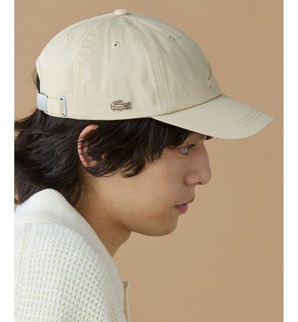 LACOSTE「トーン・オン・トーン6パネルキャップ」|キャップ・キャスケット|
