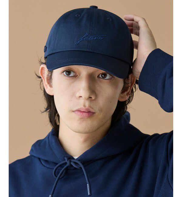 LACOSTE「トーン・オン・トーン6パネルキャップ」|キャップ・キャスケット|ネイビー