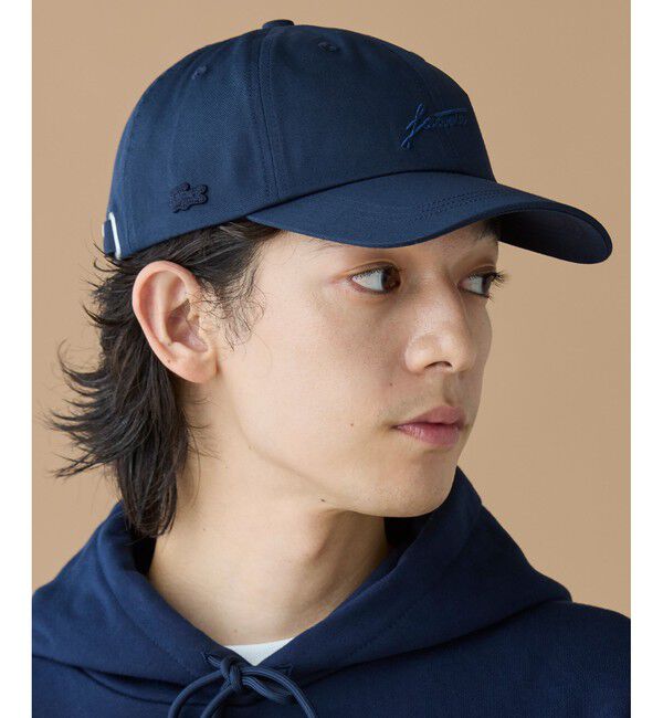 LACOSTE「トーン・オン・トーン6パネルキャップ」|キャップ・キャスケット|