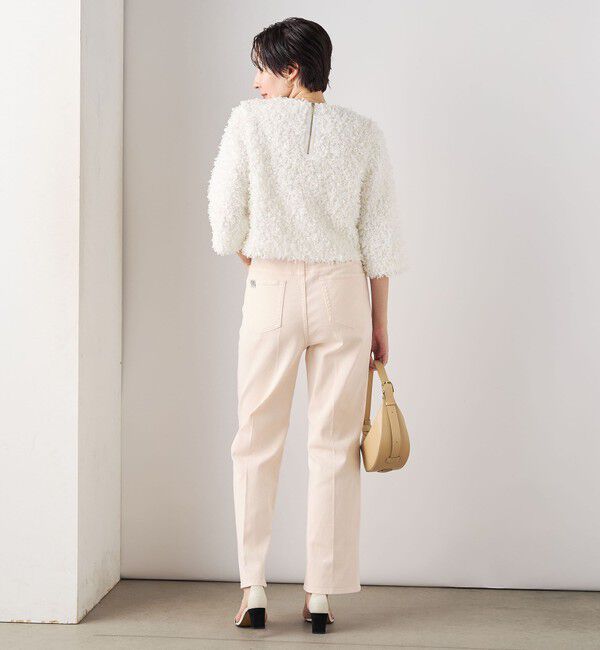 Rie Miller「【RM denim】センタープレスハイウエストデニム」|デニム|