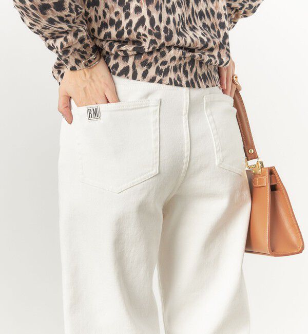 Rie Miller「【RM denim】スリットフレアハイウエストデニム」|デニム|