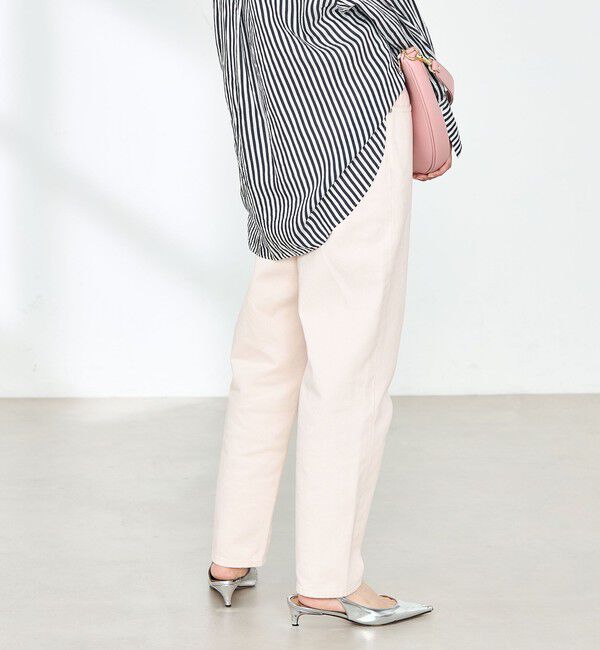 Rie Miller「【RM denim】ハイウエストスリムテーパードデニム」|デニム|